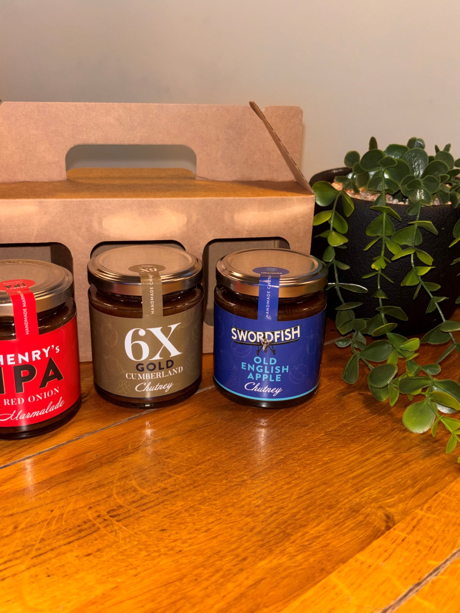 Trio of beer inspired Chutney & Marmalade