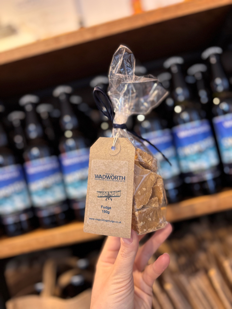 Wadworth Swordfish infused fudge