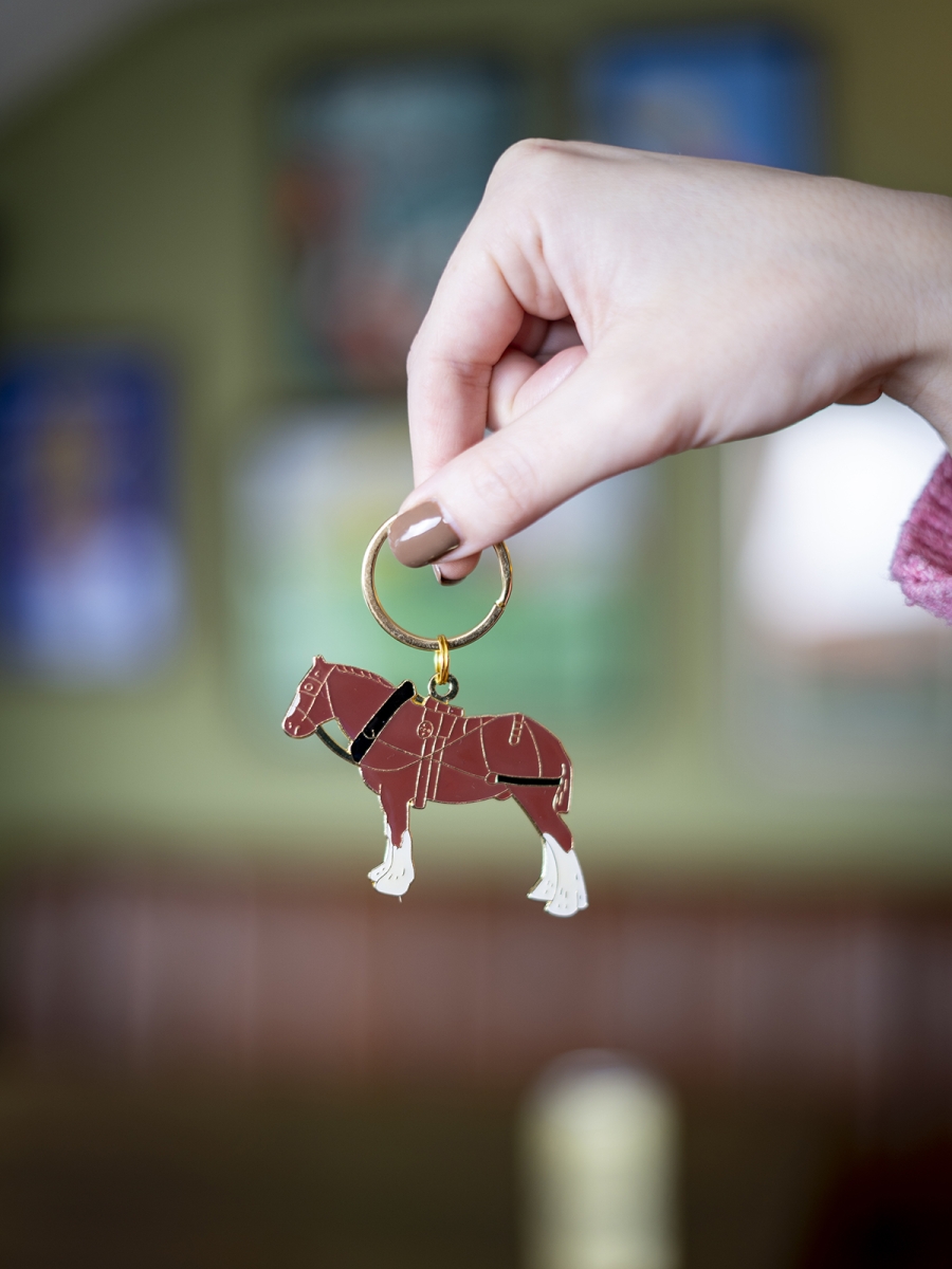 Shire Horse Keyring