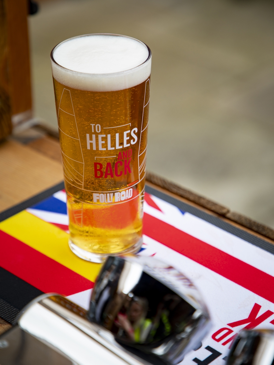 To Helles and Back Pint Glass