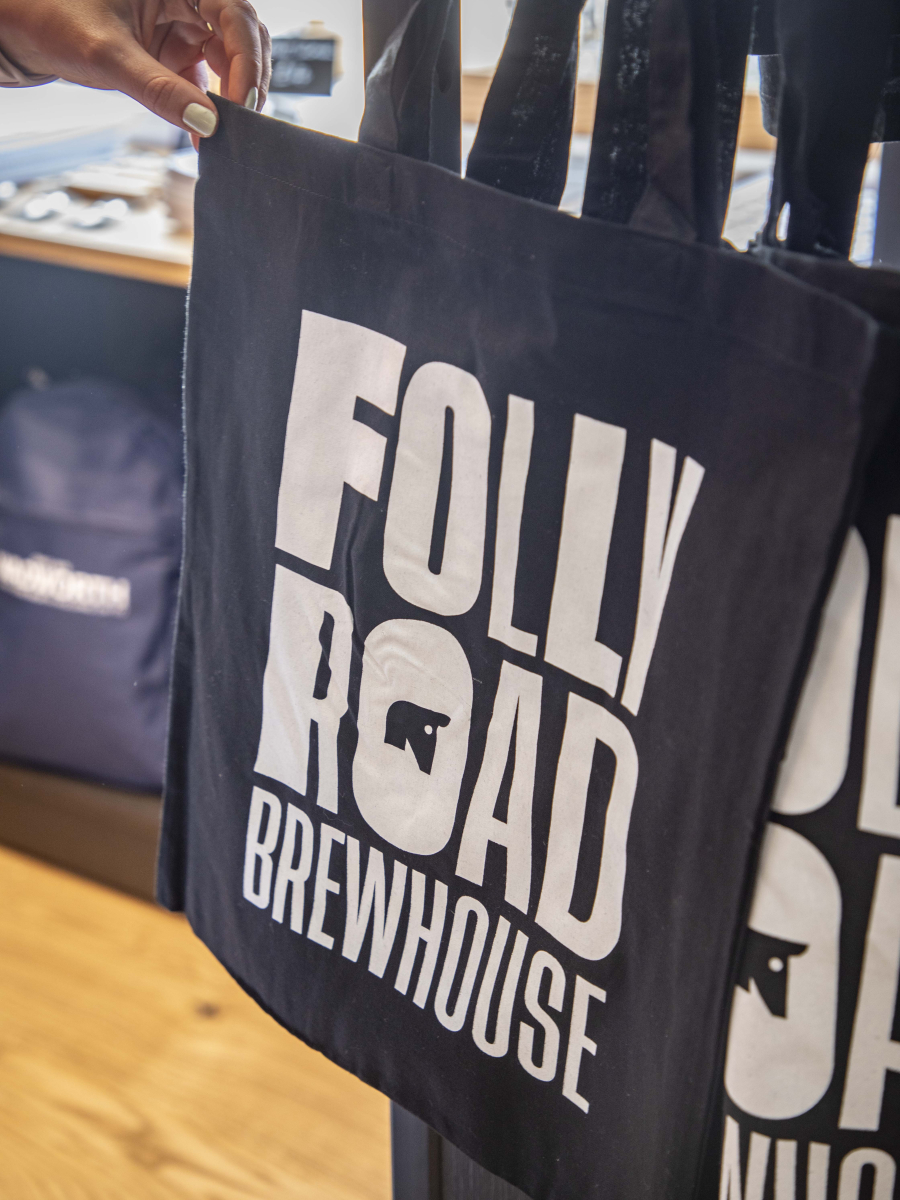 Folly Road Brewhouse Tote Bag
