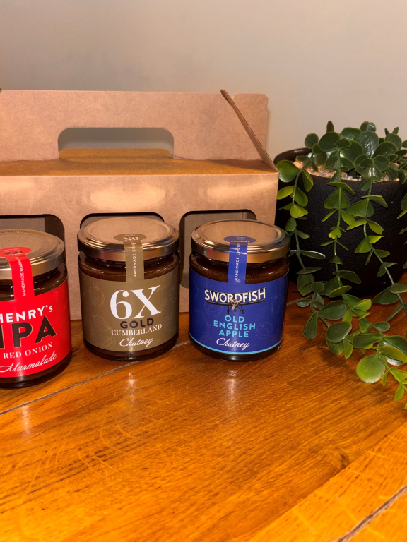 Trio of beer inspired Chutney & Marmalade