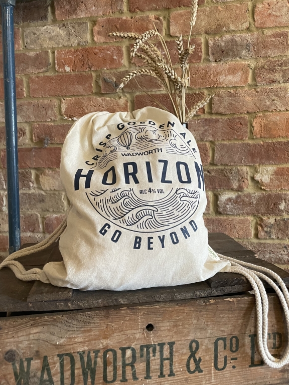 Horizon Cotton Drawstring Backpack