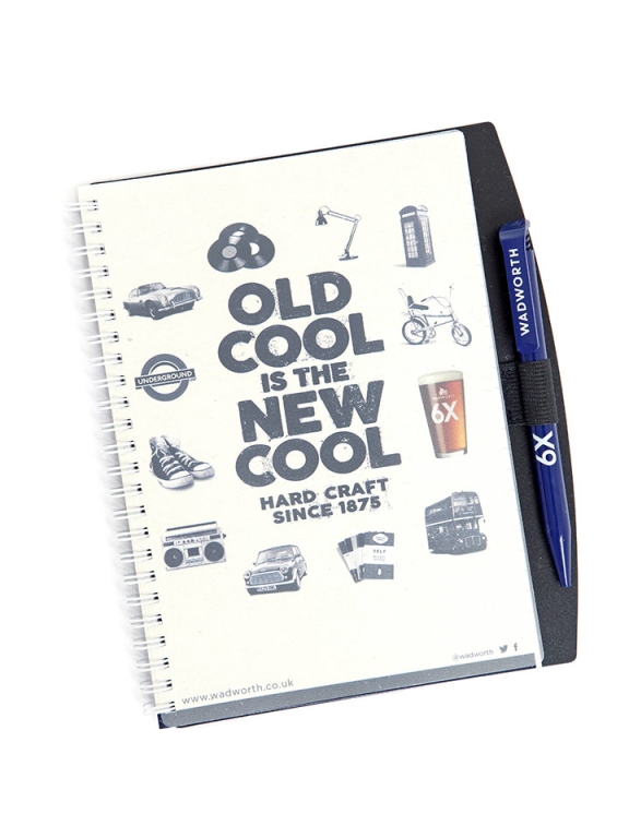 Old Cool New Cool Note Pad & Pen Set