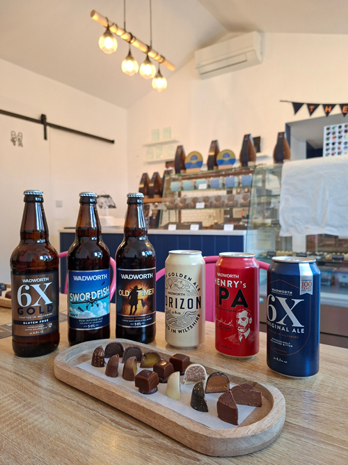 Beer and Hollychocs Chocolate
